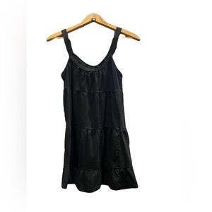 Black beach cover up dress